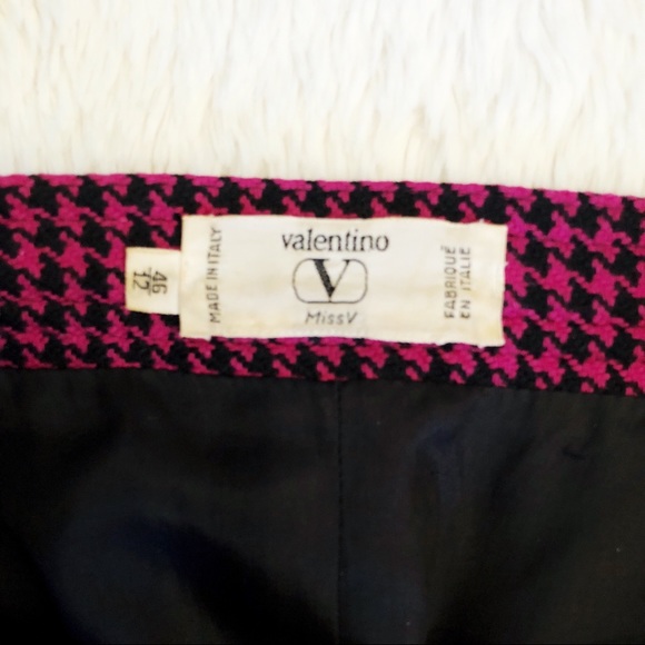 Vintage Valentino Skirt, Houndstooth Pattern - Picture 3 of 3